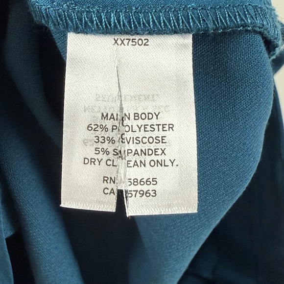 Nordstrom Dress Pants Womens 2 Blue Trousers NEW NWOT - Picture 4 of 9